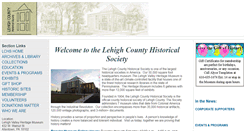 Desktop Screenshot of lehighvalleyheritagemuseum.org